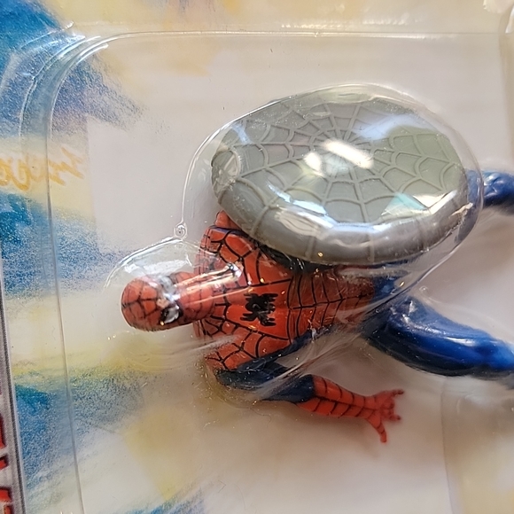 New 2005 Marvel Posable  Diecast web Sheild Spider-man Figure Toy Biz - Picture 8 of 10